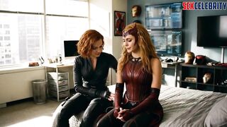 Scarlet Witch and Black Widow are pleasuring each other - A.I. wpop allpop